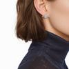Vivienne Westwood Mini Bas Relief Studs Classic Saturn Crystal Relief Earrings Women Earrings Brass 6202003302P116P116