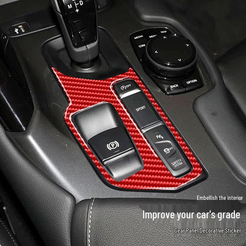 Carbon Fiber Gear Panel Trim for 19-22 Toyota Supra A90
