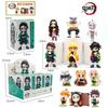 Hot MINISO Genuine Bushiroad Palverse D Emon Slayer: Kimetsu No Yaiba Anime Model Blind Box Vol.1 Ornament Toy Present
