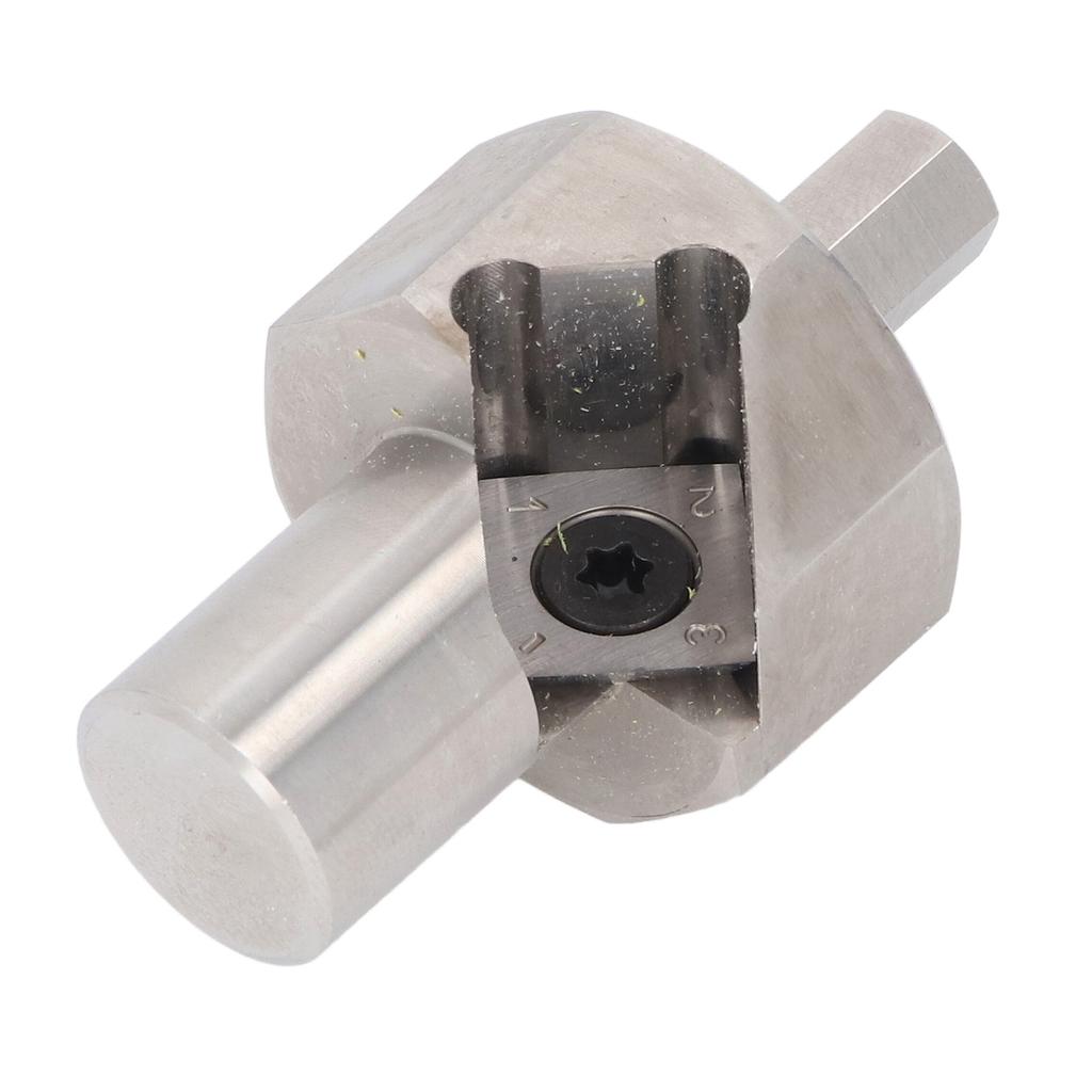 Bench Dog Hole Chamfer Reamer 9mm Hex Shank T10 Alloy Insert Stainless Steel Electric Drill Tool for
