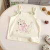 Girls Summer Princess Splice Lace Camisole Cartoon Embroidery Sleeveless Vest Top