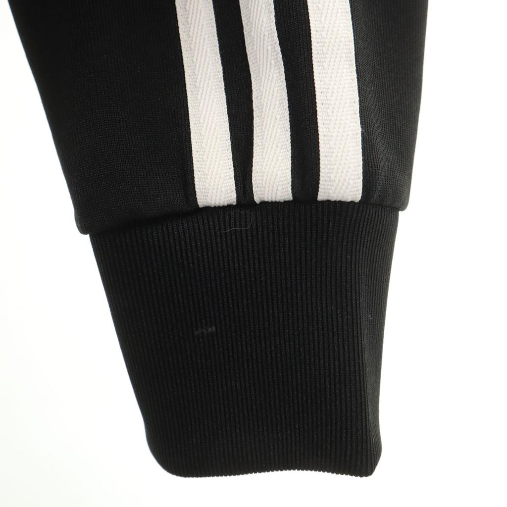 adidas Trefoil logo jersey jacket M Black series 3 Lines Women Used