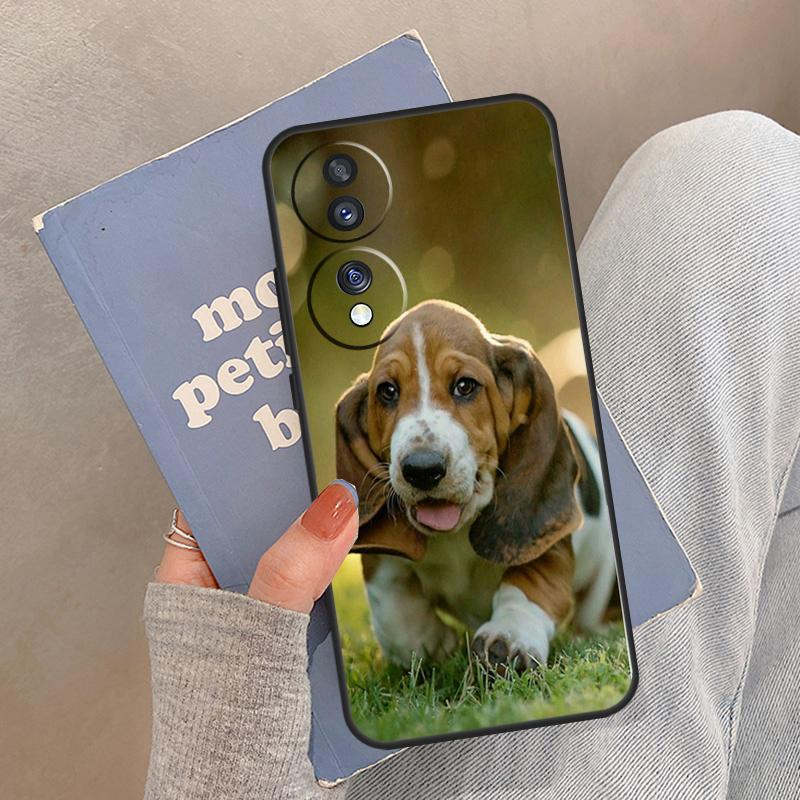 Basset Hound Dog Case For Honor Magic 5 6 7 8 Pro Cover For Honor 200 400 Lite 50 70 90 X8a X8b X9a X9b X9c