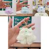 Delightful Mini Plush Monster Keychain Features Short Plush Material Available In Multiple Colors