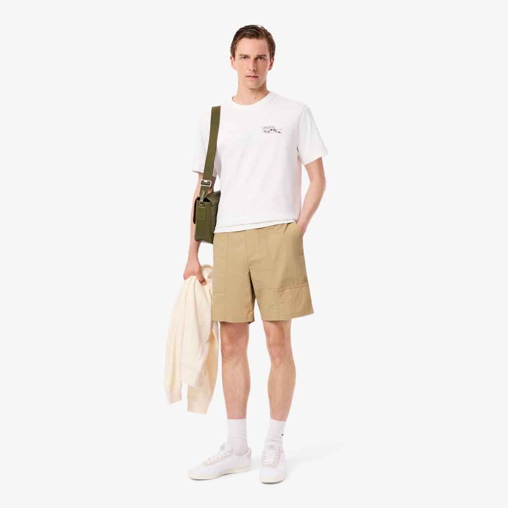 [Lacoste] Men's Stitch Detail Shorts GH5138-55N02S