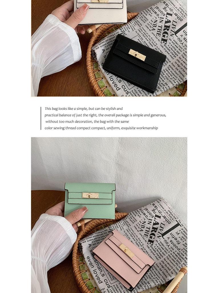 Women's High-end Accordion Coin Purse with Multi-card Slots