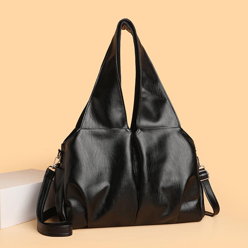 Mother Bag Large Capacity Shoulder Crossbody Bag Soft Leather Women's Tote Bag