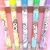 Disney Princess Glitter Marker Set of Snow Color Stationery Pens, 5, White, Belle, Cinderella, Ariel, Rapunzel, Pens, (Resort Exclusive)