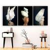 Wings Women Surreal Artwork Posters and Prints Wall Art Decorative Picture Canvas Painting For Living Room Home Decor Unframed
