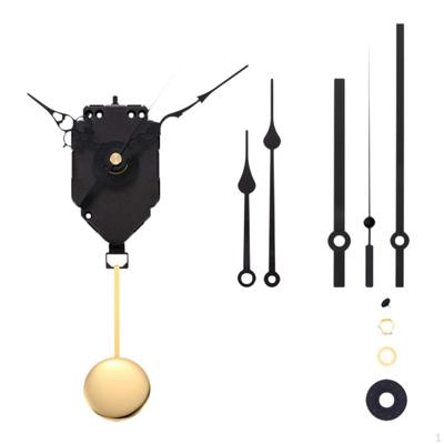 Kutilský díl pro opravu hodinového kyvadla, nástěnný mechanismus kyvadla se 2 páry ručiček pro řemesla