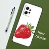 Strawberry Case For Xiaomi Redmi Note 13 10 11 12 14 15 Pro Plus Cover For Redmi 15C 15 14C 10C 12C 13C