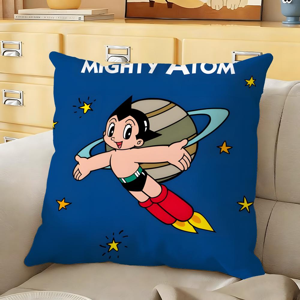 Anime AAstro BBoy Cushion Cover Soft Durable Reversible Pillow Cover Home Car MultiScene Daily Comfort Pillowcase