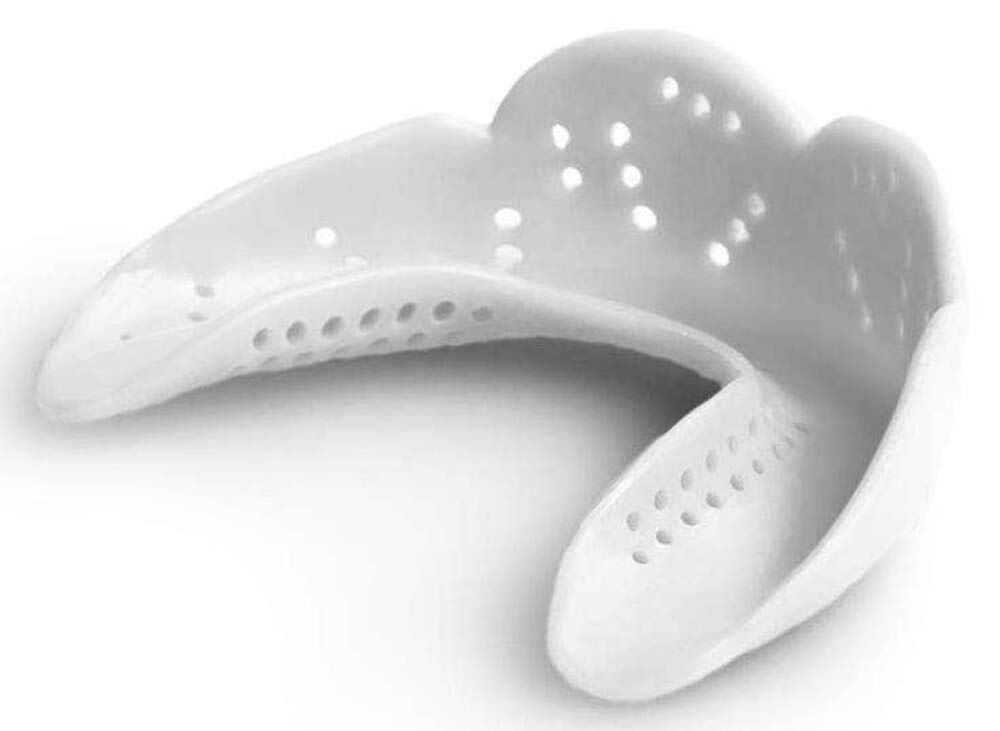SISU Mouthguard Junior Custom Fit Sports Mouthguard for Kids Nextgen Snow White 1.6mm