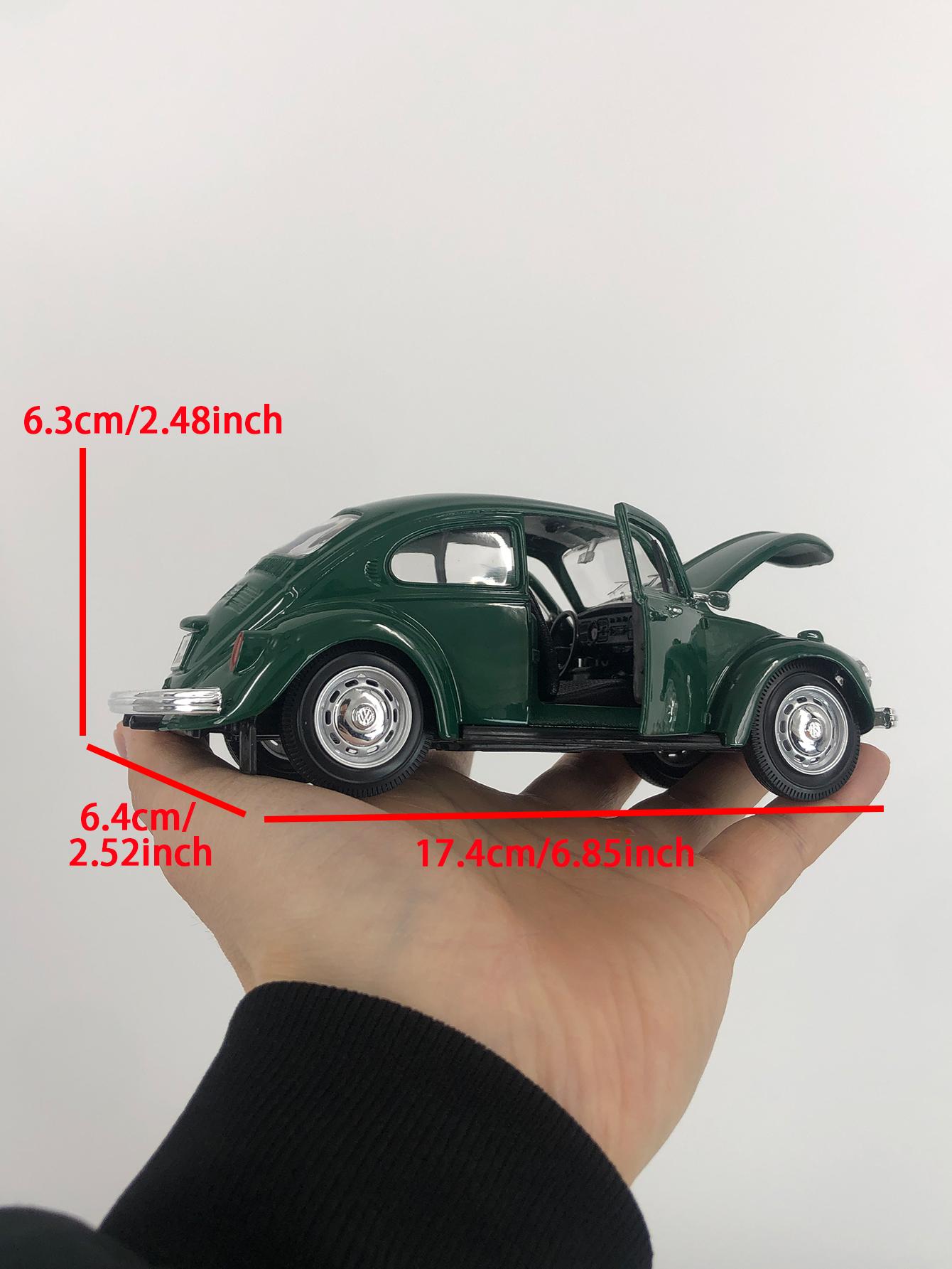 

Maisto 1:24 Volkswagen Beetle car model, zinc alloy metal decoration, collectible gift car зелёный
