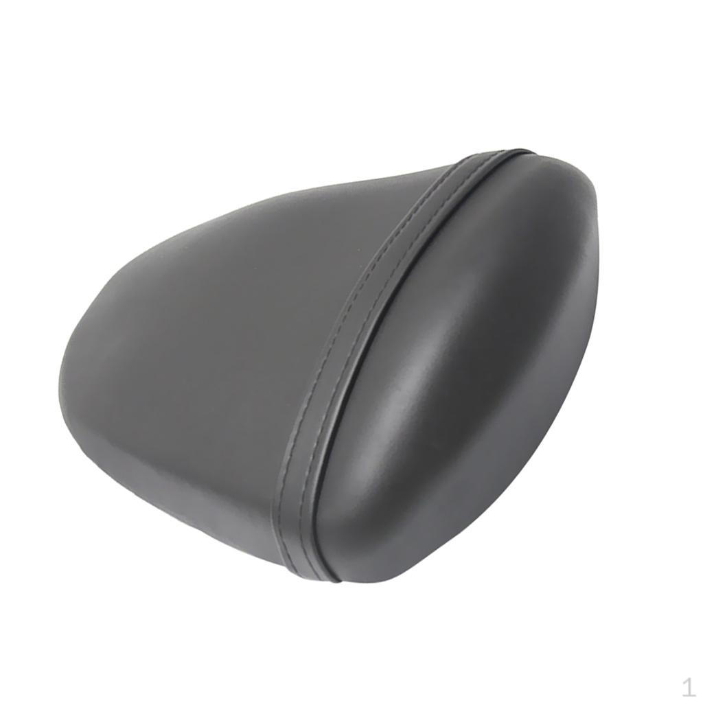 

Leather+Sponge Rear Passenger Pillion Pad Seat Fit for 1000 2007 2008 - Black