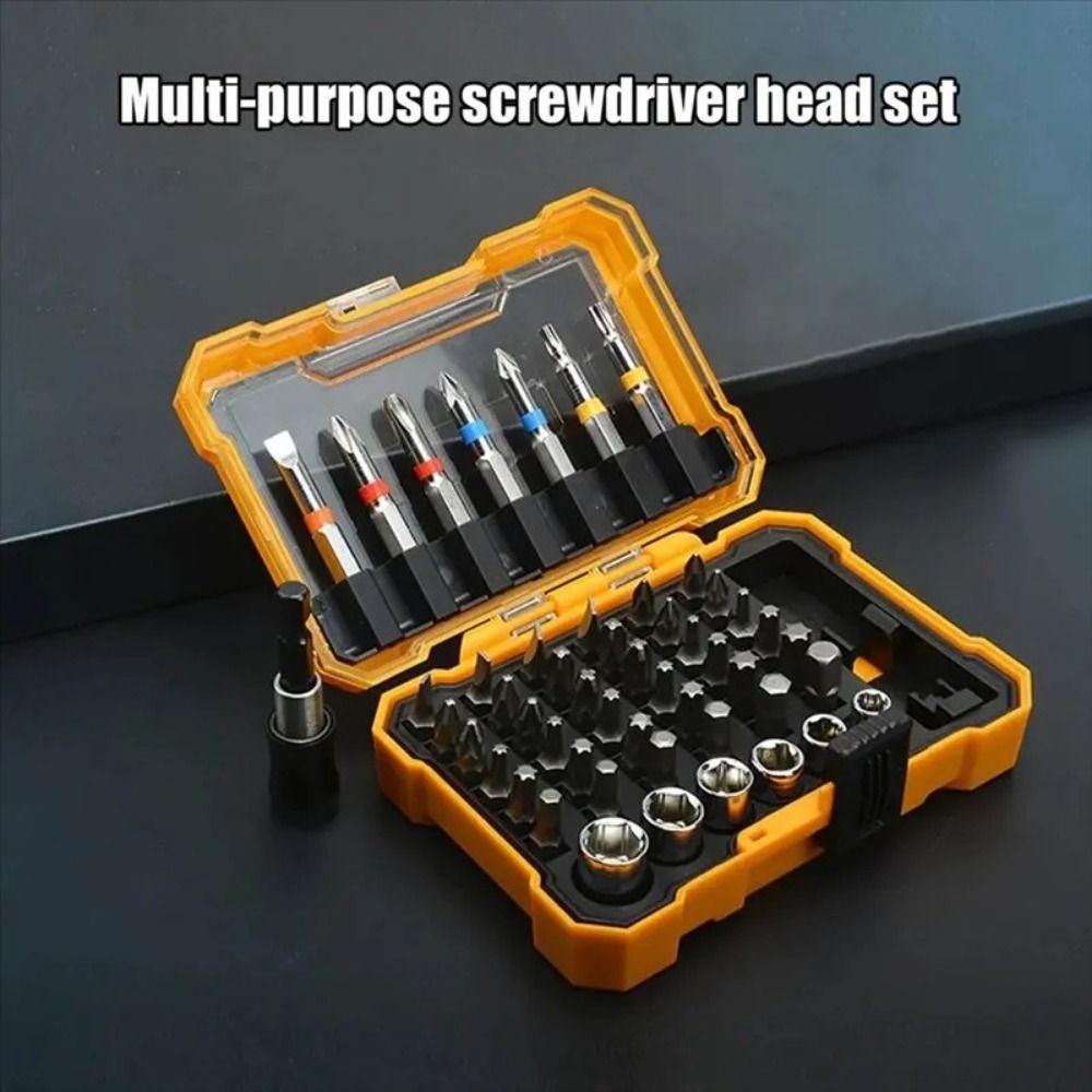50 In 1 Multi-Size Sockets Set Magnetic Bits Power Tool Combination Kit  Construction Project