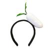 Novelty Knitted Headbands Stuffed Vegetables Hairbands Comfortable Costume Headpiece for Party Costume Accessory