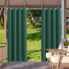1/2/3/4 Outdoor Curtains for Patio Waterproof, Light Filtering Privacy Outside Curtains for Living Room, Gazebo, Porch, Pool