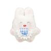 Handmade Plush Bunny Keychain: Cute Squeaky Pendant Ornament