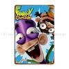 Fanboy And Chumchum Metal Plaque Garage Designer Wall Mural Wall Decor Cinema Tin Sign Poster