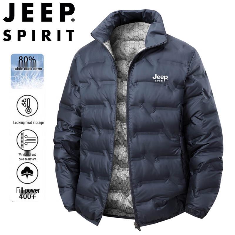 JEEP SPIRIT Men's Stand Collar Down Jacket
