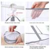 Modern Simple Double Layer Foldable Clothes Net Indoor Clothes Storage Artifact Polyester Mesh Windproof Clothes Basket