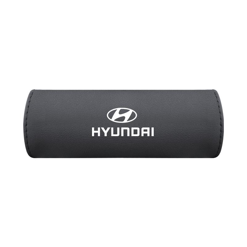Leather Car Roof Handle Protective Cover Interior Styling For Hyundai Elantra Tucson Genesis Avante Grandeur Sonata Casper Kona TT37