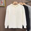 Herren Koreanischer Stil Halber Reißverschluss Kapuzenpullover, Kälteschutz, Lockerer Strick, Herbst-Winter Hochwertige Oberbekleidung.