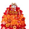 Chinese Year Hanging Lucky Tree Desktop Ornament with Light Oriental Wealth for Holiday