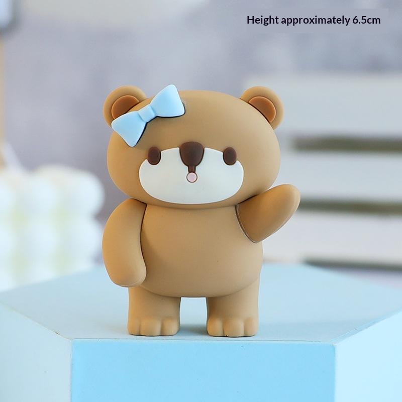 Topo de Bolo Balão de Ar Quente Azul Rosa Festa de Revelação de Gênero Decoração de Bolo Crianças Meninos Meninas Suprimentos para Festa de Aniversário Chá de Bebê