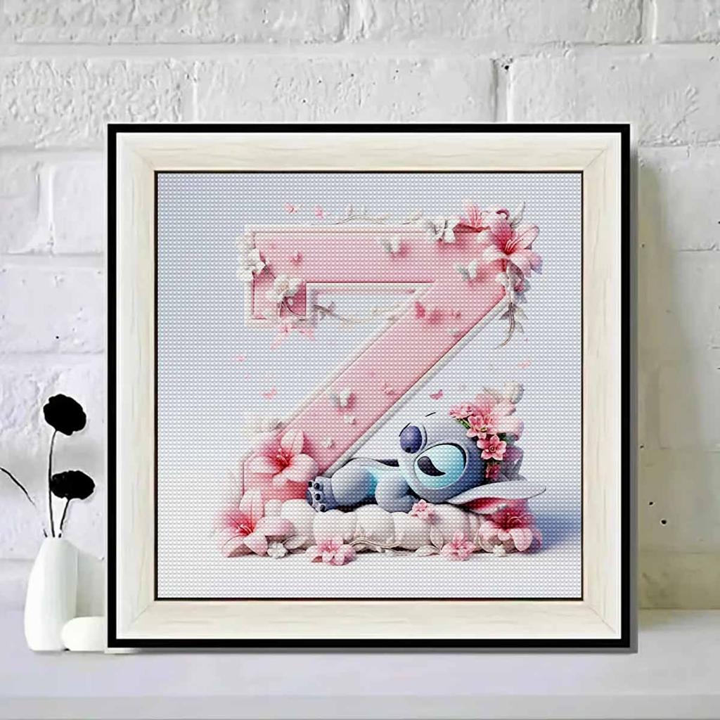 DIY Diamond Painting Round Diamond The Stitch Letter Z Full Diamond Mosaic Home Decoration Painting Cross Stitch Kit