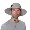 Men's Wide-Brim Sunshade Hat - Anti-UV, Outdoor, Summer, Mountaineering, and Fishing Hat