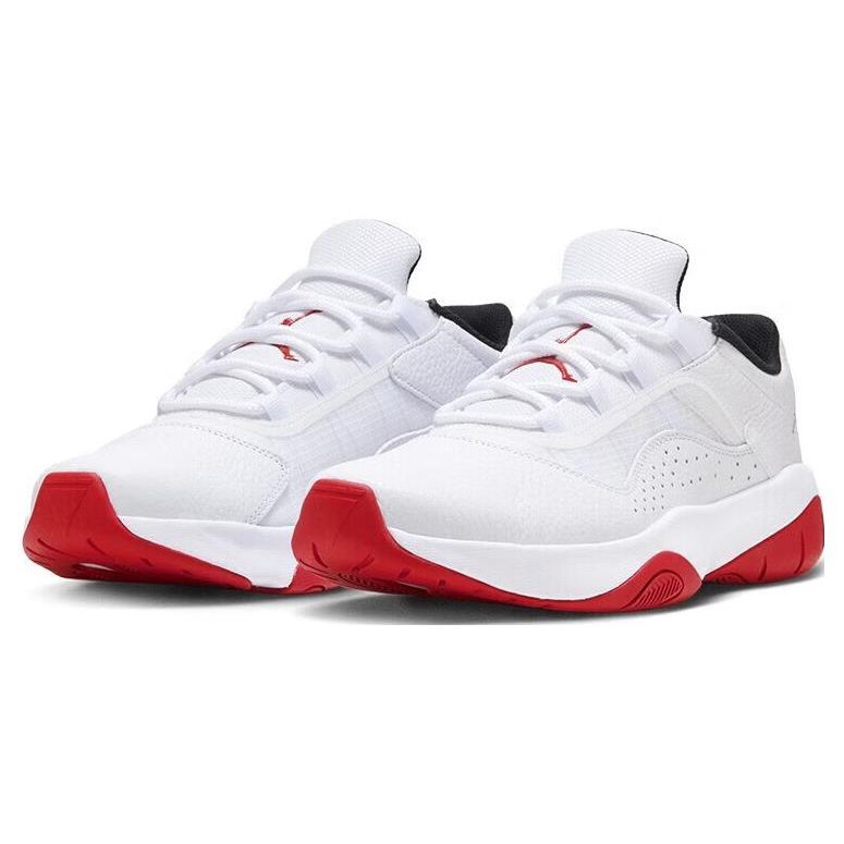 Air Jordan 11 CMFT Low Weiß Varsity Rot Herren Sneaker Schwarz CW0784-161