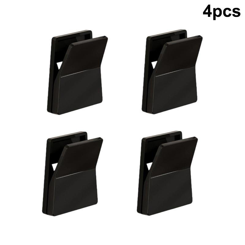 4Pcs Kitchen Sealing Clips, Bathroom Toothpaste Holder, No-Drill Wall-Mounted Dishwashing Glove Storage Clips