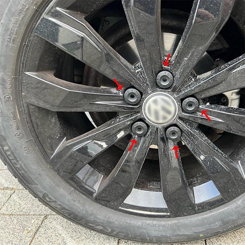 Narzędzie do demontażu nakładek na śruby kół samochodowych dla VW Volkswagen Scirocco Touran Tiguan Jetta Golf MK5 GTI Passat CC Akcesoria