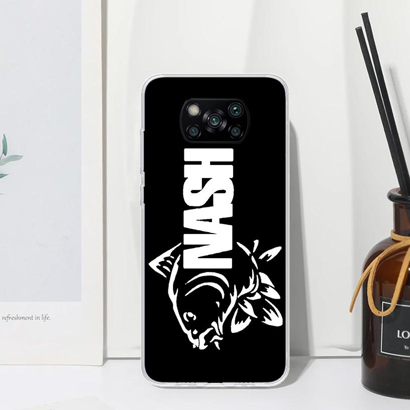 Nash Fishing Art Phone Case For Xiaomi Poco X7 X6 X5 M7 M8 Pro F7 Ultra Redmi 15C 15 13C 13 12C 12 10 10C 10A Art Fundas Poco X7