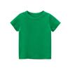Kids T-shirt Tops Baby Boy Cotton Short Sleeve Tops Girls Children Cotton Basic Color Clothes Boys Girls Tees