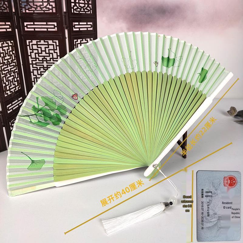 Portable Chinese Qipao Dance Fan: Small, Carry-On, Hollowed-Out Folding Design