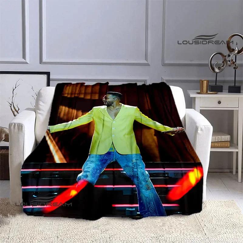 Latin singer Romeo Santos blankets Flannel Warm blanket soft and comfortable blanket picnic blankets bed linings birthday gift