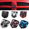 GXP1  Car Front Badge Tailgate Emblem for Dodge Ram 1500 2500 3500 HeavyDuty BigHorn 2010-2018 Skull ABS Car Sticker Pickup Decoration