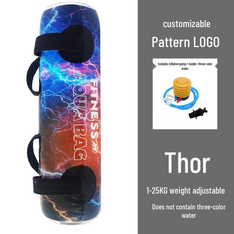 Bärbar Uppblåsbar Vattenviktspåse för Styrke- och Balansträning