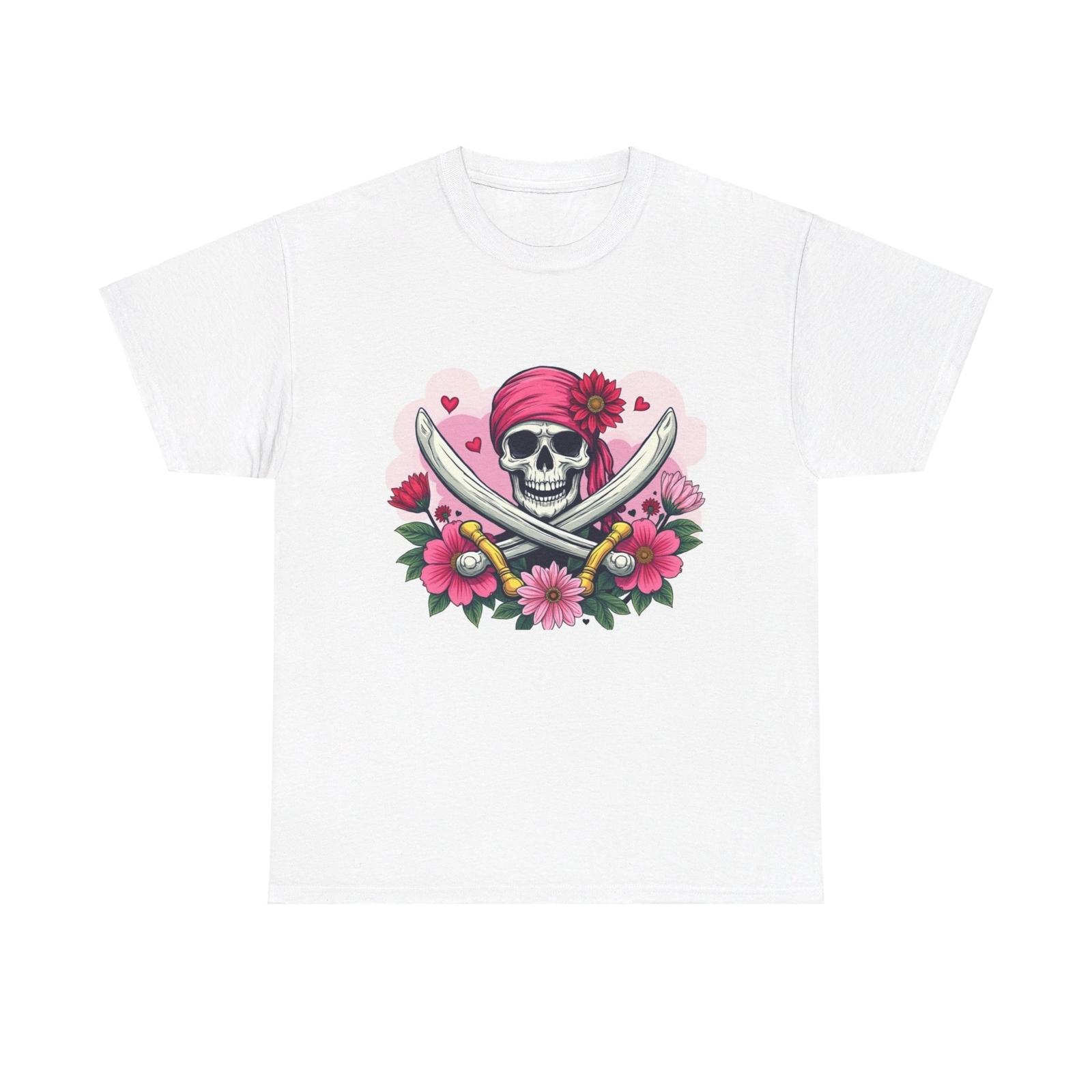 Pirate Skull Tee, Pirate Gift, Unisex Graphic Tee, Skull and Crossbones Shirt S