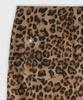 Yunse Zipper Skirt (Brown Leopard)