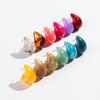 9Pairs Multicolour Acrylic Chunky Water Drop Earring Dupes for Women Retro Resin Small Dome Earring Fashion Jewelry Set Gifts