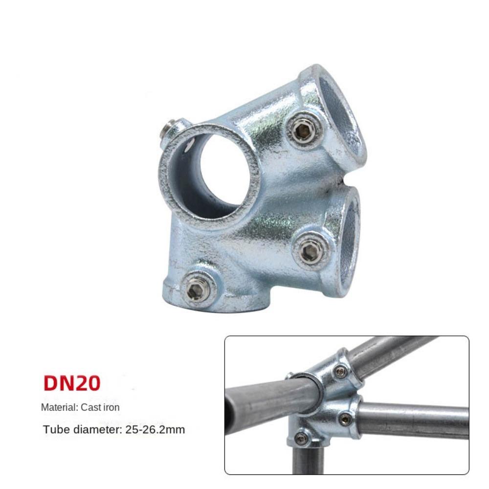 Fixed buckle Frame Fasteners Aluminum Alloy Steel Circular Pipe Connector  Steel Tube Shelf