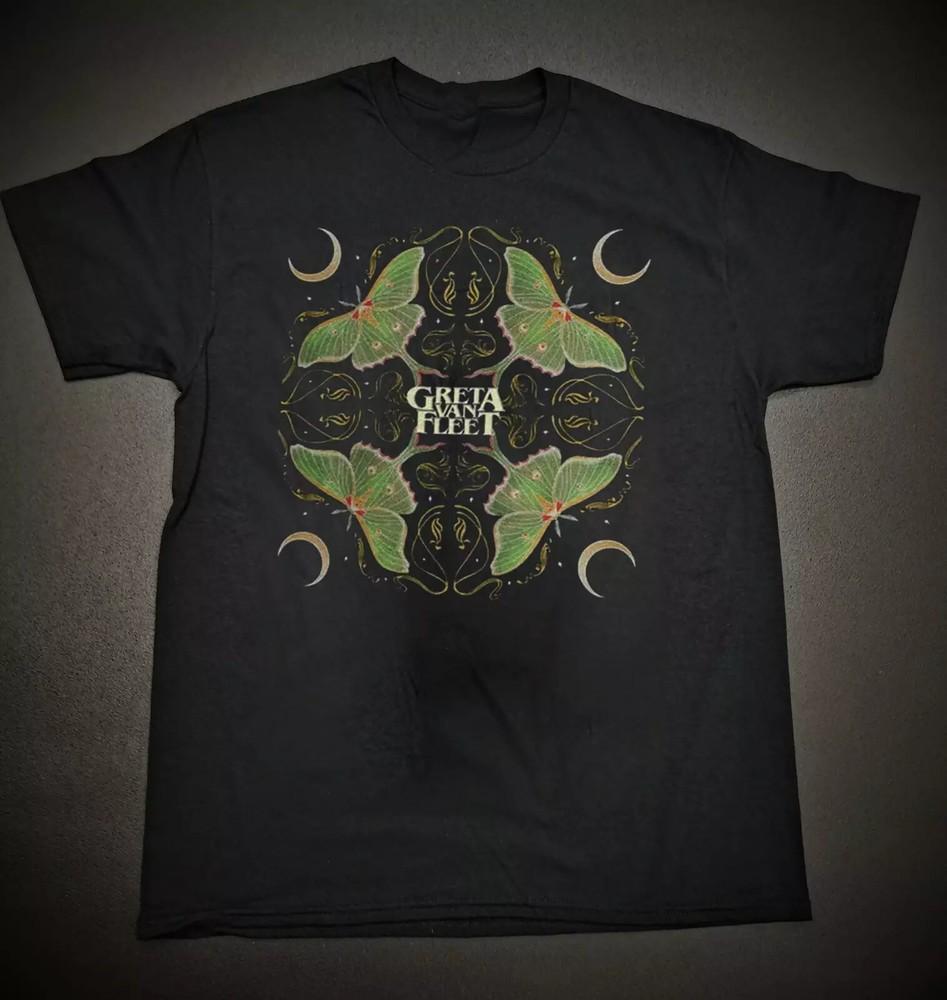 Greta Van Fleet Rock Moon Butterfly Music Band Tour Lover Gifts T-Shirt Unisex T-Shirt XXXXL