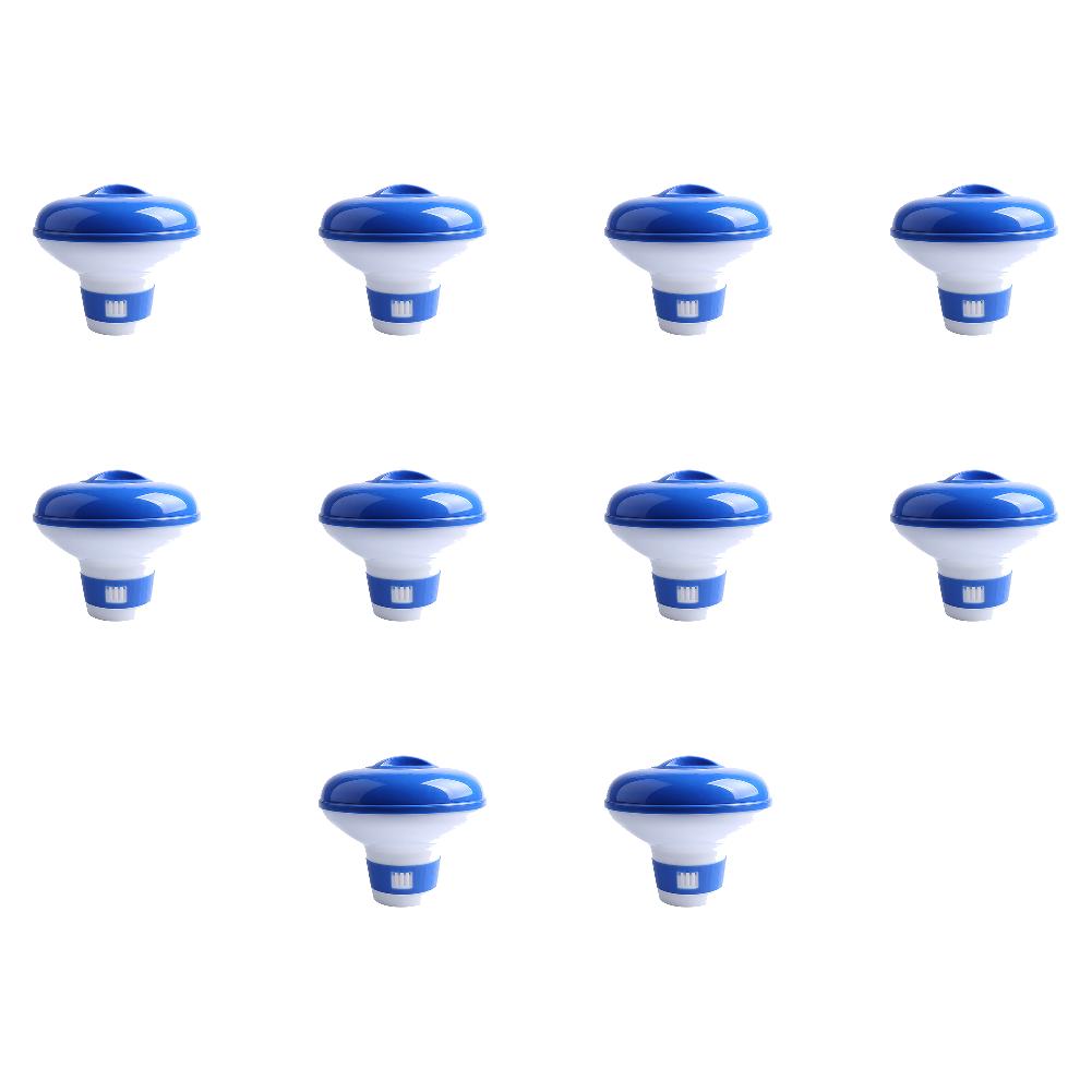 Swimming Pool Floating Chlorine Dispenser Disinfection Automatic Applicator Pump Pill Disinfecting Box Spa Pool Accessories