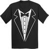 P&B Tuxedo White Funny Youth T-Shirt
