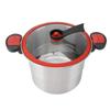 Micro Pressure Pot 304 Stainless Steel Explosion Proof 7L Large Capacity Double Ear Micro Pressure