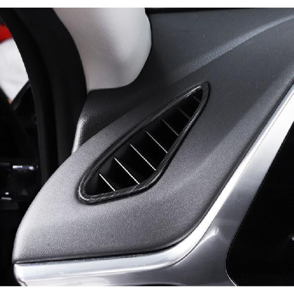 For Hyundai Sonata 2020-2025 Black Titanium Dashboard Air Outlet Vent Frame Trim